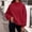 Red1, variant on Vrorvz Mock Neck Sweatshirts for Women Long Sleeve Sweatshirt Oversized Pullover Fall Outfits Fashion Top