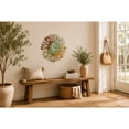 thumbnail image 4 of DecMode Multi Colored Metal Indoor Outdoor Cutout Swirl Sun Wall Decor with Abstract Patterns, 4 of 16