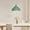 Green#3, variant on XiYing Single Head Led Pendant Light, Modern Industrial Style for Restaurant, Office, Commercial Use, Iron and Solid Wood Construction, 20X20X13Cm, 1 Light