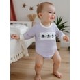 thumbnail image 6 of Rovasas Baby Girl Striped Sweatshirt Romper Broom Long Sleeve Bodysuit, 6 of 9