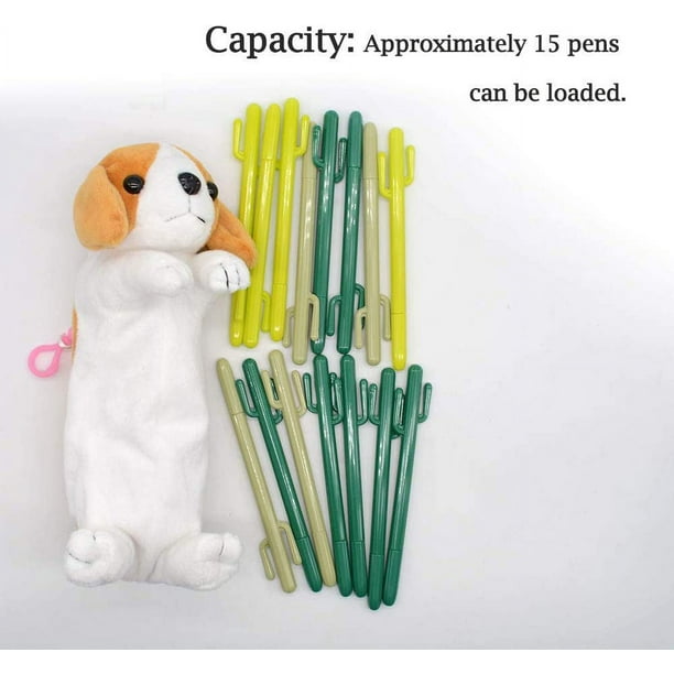 RETON 3D Puppy Shape Pencil Pen Bag Pouch, Pencil Pen Case, Cute