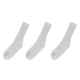 thumbnail image 2 of Noble Health Care Diabetic anti Skid Hospital Slipper Socks Women's 13-15, White (3 Pack), 2 of 6