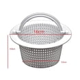 thumbnail image 5 of Replacement Pool Skimmer Basket (2 Pack) - Above Ground Pool Thru-Wall SkimmerBY White, 5 of 5