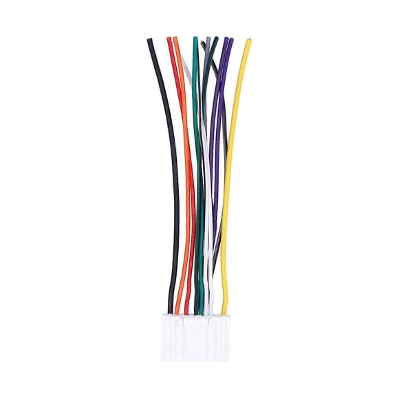 12 Pin Audio Wire Harness Accessory Replacement for Nissan Tiida Car Dual Stereo System