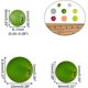 thumbnail image 2 of 320 Pcs 3 Sizes Transparent Frosted Glass Beads Tiny Crystal Glass Round Loose Spacer Beads for Beading Jewelry Making, 2 of 5