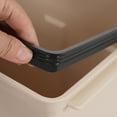 thumbnail image 3 of 8 Gallon Trash Can, Slim Trash Can with Lid, Tall & Narrow Trash Bin 7.48*11.81*24.61in for Living Rooms, Kitchens, Balconies, Bathrooms, 3 of 11