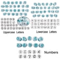 thumbnail image 3 of 26-Piece Lowercase Alphabet Spring Press Molds: Durable, Easy-to-Use Baking Tools for Fondant, Cookies & Cakes – Create Personalized Designs with Compact, Portable Cutters; Ideal Gift for Baking, 3 of 5