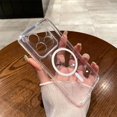 thumbnail image 3 of Original for Magsafe Magnetic Phone Case For Xiaomi 14 13 13t 12 11 Pro Ultra 5G Official Transparent Wireless Charging Cover, 3 of 4