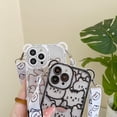 thumbnail image 7 of Compatible with iPhone 13 Pro Max Case Cute Bear Kawaii Cartoon Pattern Crossbody Adjustable Strap Neck Lanyard Shockproof Protective Cover for iPhone 13 Pro Max-Black, 7 of 7