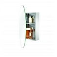 thumbnail image 5 of Croydex Tay Oval Stainless Steel Mirror Cabinet, Bathroom Medicine Cabinet (18x26in), 5 of 8