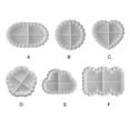 thumbnail image 2 of Advancent Bandeja de posavasos de silicona con burbujas: alta suavidad, resistencia a la corrosión, seguridad y almacenamiento no tóxico Kits de decoración para fiestas Blanco, 1 unidad 4.7 pulgadas, 2 of 4