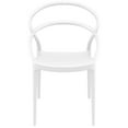 thumbnail image 3 of Compamia Pia Patio Dining Chair in White, 3 of 6