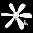 thumbnail image 5 of 6 Leaves USB Powered Ceiling Canopy Fan with Remote Control Timing 4 Speed Hanging Fan for Camping Dormitory Tent, 5 of 8