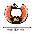 thumbnail image 2 of Crochet Halloween Pet Collar With Cat Design Soft Yarn Neck Accessory For Cats And Small Dogs Adjustable Fit For Daily Wear D-48Cm, 2 of 6