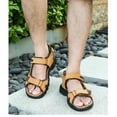 thumbnail image 4 of Sandals Men's Thick Soles Open Toe Men's Beach Shoes Soft Sole Fashion Large Size Outdoor, 4 of 5