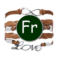 thumbnail image 1 of Simplistic France Currency Symbol FRF Bracelet Chain Rope Ornament Wristband, 1 of 3