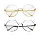 thumbnail image 1 of Gafas Pro Acme Retro de Montura Redonda de Metal sin Prescripción, 1 of 5