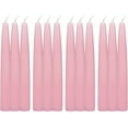 thumbnail image 2 of Zest Candle 12-Piece Taper Candles, 6-Inch, Light Rose, 2 of 6