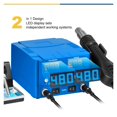 800W Soldering Station 2 In 1 Electric Hot Air Gun Led Display Electric