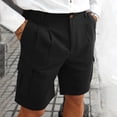 thumbnail image 5 of Zimjoy Men's Cargo Shorts Classic 10" Inseam Relaxed Fit Casual Outdoor Work Shorts with Multi Pocket for Fishing Camping Golf, Black L, 5 of 5