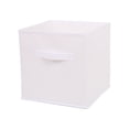 thumbnail image 5 of STOWM 11”x11”x11” 6-Pack Foldable Storage Bins Collapsible Closet & Toy Organization Boxes Space Saving Fabric Cubes for Shelves Beige, 5 of 6