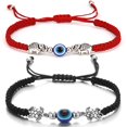 thumbnail image 2 of Cuerda trenzada de mano malvada, pulsera de hilo rojo para hombres y mujeres, amuleto de moda, pulseras ajustables de la suerte, joyería de amistad para parejas Gao Jinjia LED, 2 of 2