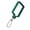 Green, variant on Heavy Duty Swing Hardware Hooks Square Clamp with Carabiner Weather Resistant Metal Bracket Outdoor Play Set Replacement Part