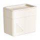 thumbnail image 2 of Organizador de Plástico para Caja de Pañuelos, Ideal para Cocina, Baño, Tocador, Dormitorio y Mesas (Negro, Gris y Beige), 20 X 19,5 X 12 Cm. Fácil de Rellenar, Duradero y Multiusos., 2 of 6