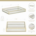 thumbnail image 7 of Veldra Gold Rectangular Fluted Glass Tray, 7 of 7