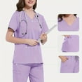 thumbnail image 4 of Highly Popular Scrub Sets in Europe, America and Southeast Asia: Ideal for Daily Work Two-Piece Uniforms, Comfortable Workwear, 4 of 6