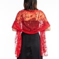 thumbnail image 3 of Chal de lentejuelas para vestido de novia, vestido de noche, chal cheongsam, chal de dama de honor, bufanda para mujer, 3 of 6
