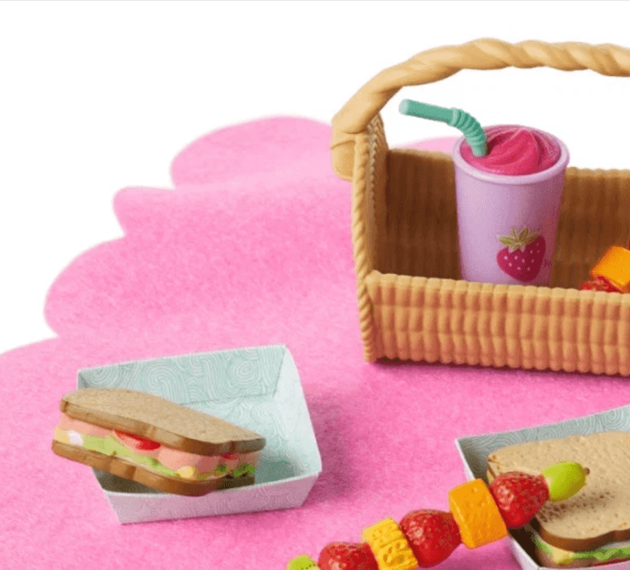 American Girl WellieWishers Garden Adventure Picnic set for 14.5 inch Dolls
