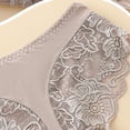 thumbnail image 3 of Levmjia Women Underwear Lace Seamless Hollow Out Cotton Mid Rise Breathable Mesh Panties Soft Fabric Comfortable Invisible Sleeping Daily Wear, 3 of 4