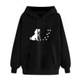 thumbnail image 4 of Long Sleeve Shirts for Women Cute Dog Graphic Sweatshirts Casual Crewneck Mom Hoodie With Pocket Plus Size, 4 of 4