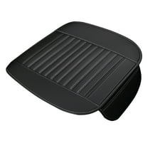 Yoloke Breathable Leather Upholstered Universal Car Front Seat Covers - Four-Season Comfort with Adjustable Pad Cushion for All Vehicles