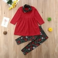 thumbnail image 5 of MZXELPRJD Babys First Christmas Outfit Newborn Twin Outfits Girls Christmas Jumpsuit Size 10-12 Overall Dress for Girls Clothes Birthday Gifts, Red 12-18 Months, 5 of 7