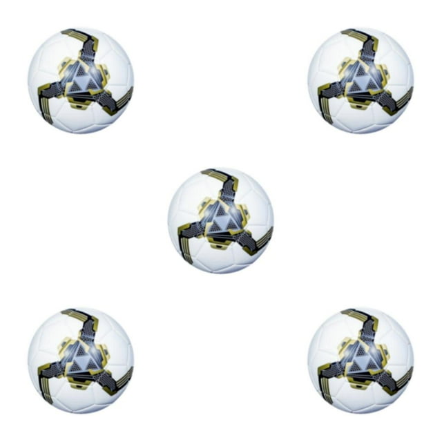 Wweixi Durable Long-lasting Performance Soccer Ball For Outdoor Competition gold 4 5Set