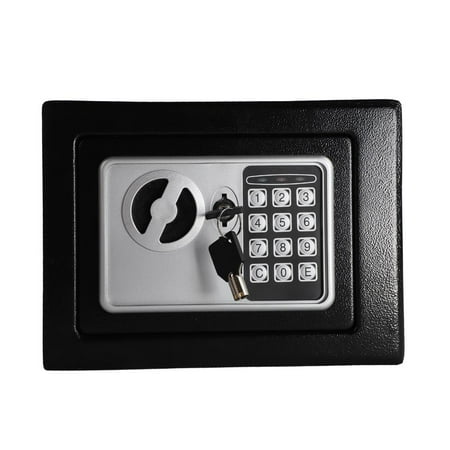 Ktaxon Small Light Black Steel Digital Electronic Safe Coded Box Home Office Hotel (Best Small Home Safe)