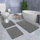 thumbnail image 5 of Juego de 3 alfombrillas de baño de espuma antideslizantes, suaves, absorbentes y de secado rápido para mayor seguridad y comodidad. Lavables a máquina. Gris oscuro. Aestivo | Gris oscuro |, 5 of 7