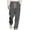 a-Grey44172, variant on Mens Solid Color Cable Knit Textured Pants Elastic Waist Drawstring Loose Fit Casual Trousers For Daily Wear Comfort Leisure Bottoms