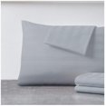 thumbnail image 1 of Protector De Almohada King Size 100% Algodón Egipcio, Fundas De Almohada De Tejido De Satén De 400 Hilos, Fundas De Almohada Con Cremallera Oculta, Transpirable, No Ruidoso, Fácil Cuidado, Juego De 2, 1 of 5
