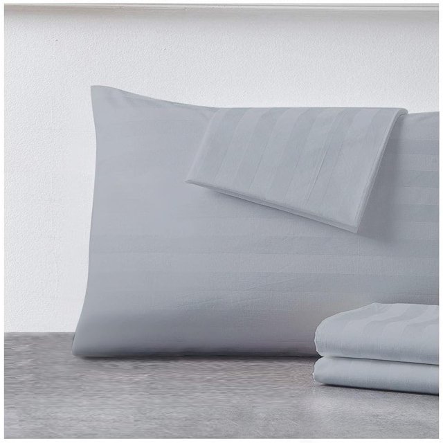 Protector De Almohada King Size 100% Algodón Egipcio, Fundas De Almohada De Tejido De Satén De 400 Hilos, Fundas De Almohada Con Cremallera Oculta, Transpirable, No Ruidoso, Fácil Cuidado, Juego De 2