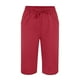 thumbnail image 3 of WILLBEST Pantalones Casuales de Verano para Mujer, Pantalones Cortos de Lino con Cordón y Abertura Lateral para Playa y Uso Diario. Chica, 3 of 4