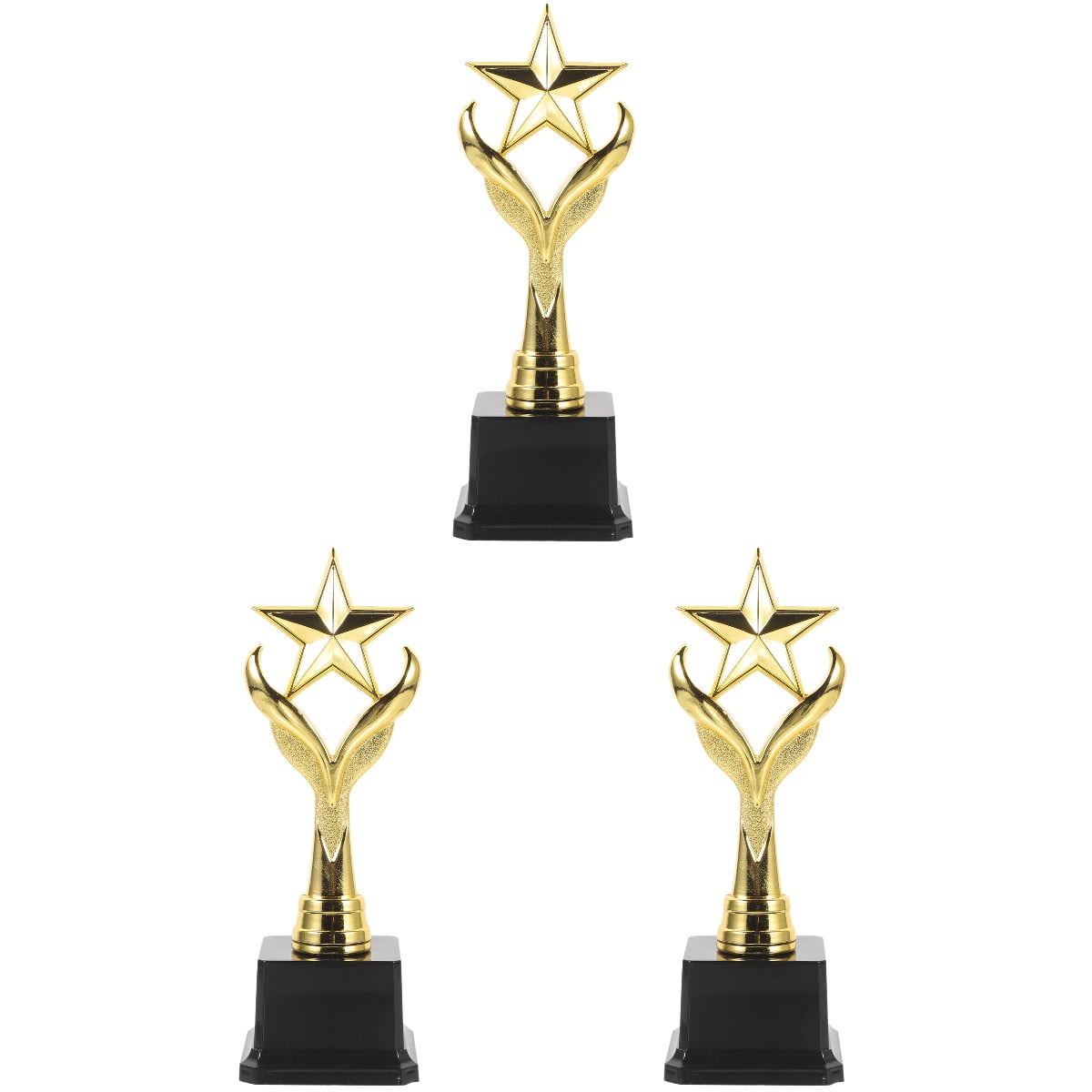 3 Count Mini Trophies Bulk Baby Shower Prizes for Winners Student Trophy Child