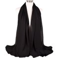 thumbnail image 2 of Women Scarf Solid Color Chiffon Extra Large Long Elegant Head Scarf Shawl Wrap, 2 of 8