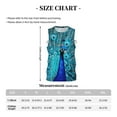 thumbnail image 4 of Honeii Beautiful Blue Peacock print basktball shirt for men and women, Unisex basketball jersey for Theme party-3X-Large, 4 of 6