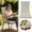 White, variant on Outdoor Patio Chair Cushion Deep Seat Waterproof Patio Cushions Set for Furniture Replacement Removable Seat and Back