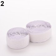 Hook and Loop Tape-Roll Self Adhesive Tape Strips Sticky Back Fastener, 2Rolls/Set 3Ft Nylon Strap Hook Loop Self Adhesive Strong Sticky Fastener Tape