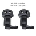 thumbnail image 4 of fastboy 2Pcs Windshield Wiper Nozzle Front Windscreen Washer Jets Replacing Parts 1Set, 4 of 6