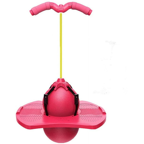 Pogo Bouncing Ball,Pogo Jumper Pogo Stick with Handle and Ball Pump